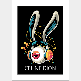 Listening Celine Dion Posters and Art